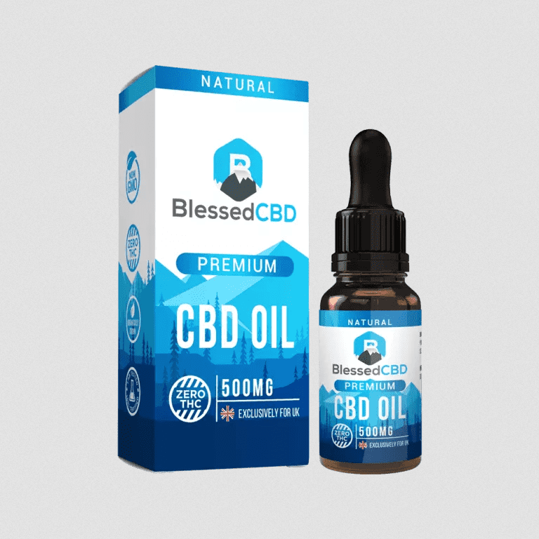 Blessed CBD Broad Spectrum 500mg CBD Oil Drops - TOPS CBD Shop