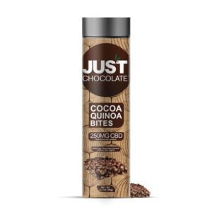 Just Chocolate Cocoa Quinoa Bites - TOPS CBD Shop UK