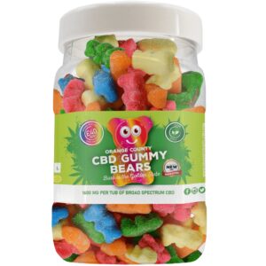 Orange County CBD Gummy Bears (Large Tub)
