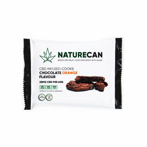 Naturecan 25mg CBD Double Chocolate Orange Cookie 60g