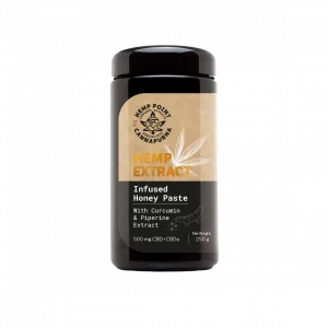 CBD INFUSED HONEY WITH CURCUMIN & PIPERINE EXTRACT 250G